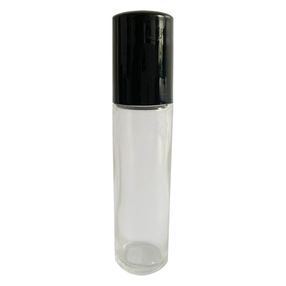 Frasco Roll On 15 ml Tampa Preta