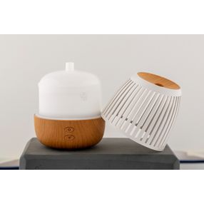 Umidificador e Aromatizador Elétrico New Wood