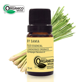 Óleo Essencial de Lemongrass 10 ml Orgânico