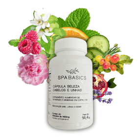 Capsula de Beleza Cabelos e Unhas Spa Basics