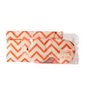 Kit Máscara Aromatizada Para Dormir + Nécessaire (Laranja)