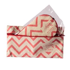 Kit Máscara Aromatizada Para Dormir + Nécessaire (Magenta)