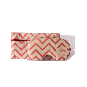 Kit Máscara Aromatizada Para Dormir + Nécessaire (Magenta)