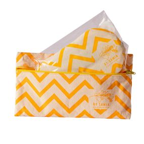 Kit Máscara Aromatizada Para Dormir + Nécessaire (Amarela)