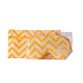 Kit Máscara Aromatizada Para Dormir + Nécessaire (Amarela)