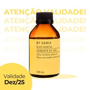 Óleo Vegetal de Semente de Uva 100 ml