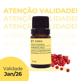Óleo Essencial de Pimenta Rosa 05 ml